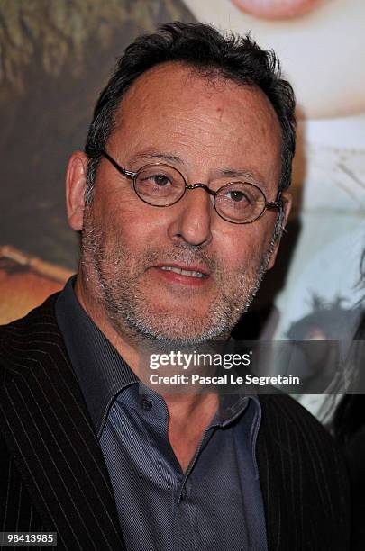 Actor Jean Reno attends the premiere of the Luc Besson's film "Les Aventures Extraordinaires d'Adele Blanc-Sec" at Cinema UGC Normandie on April 12,...