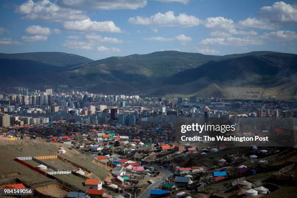 View of Ulaan Baatar.
