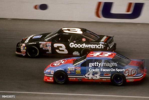 Stp Racing Nascar Driver Richard Petty in action in the STP car with Dale... News ...