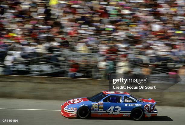 Nascar Driver Richard Petty in action in the STP car February 17, 1991 during the Nascar Winston Cup Daytona 500 at Daytona International Speedway in...