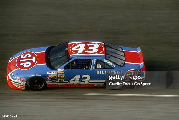 Nascar Driver Richard Petty in action in the STP car February 17, 1991 during the Nascar Winston Cup Daytona 500 at Daytona International Speedway in...