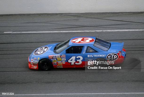 Nascar Driver Richard Petty in action in the STP February 19, 1989 during the Nascar Winston Cup Daytona 500 at Daytona International Speedway in...