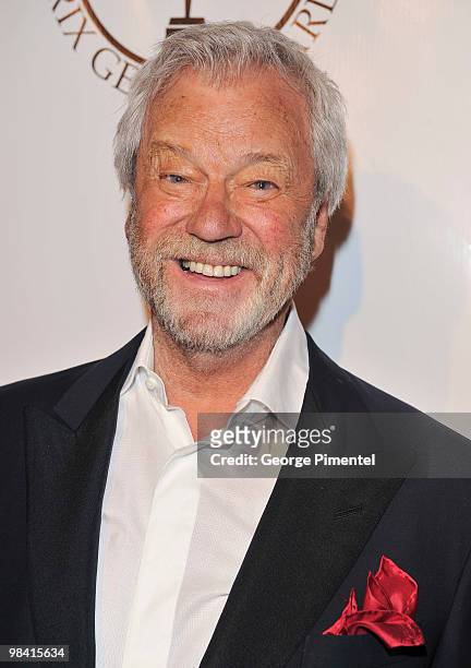 Actor Gordon Pinsent arrives at the 30th Annual Genie Awards Gala at the Kool Haus on April 12, 2010 in Toronto, Canada.