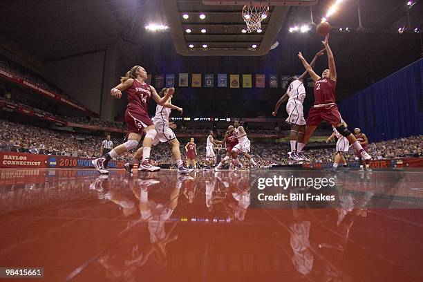 Final Four: Stanford Jayne Appel in action vs UConn. San Antonio, TX 4/6/2010 CREDIT: Bill Frakes