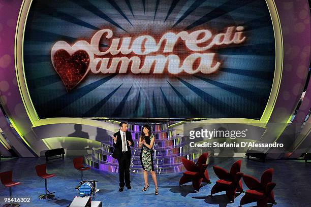 Atmosphere during 'Cuore Di Mamma' Italian TV Show held at RAI Studios on April 12, 2010 in Milan, Italy.