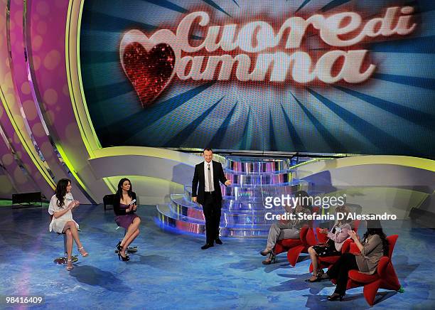 Atmosphere during 'Cuore Di Mamma' Italian TV Show held at RAI Studios on April 12, 2010 in Milan, Italy.