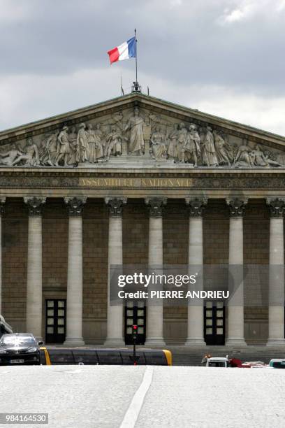 Photo prise le 08 août 2005 de l'Assemblée nationale à Paris. AFP PHOTO PIERRE ANDRIEU