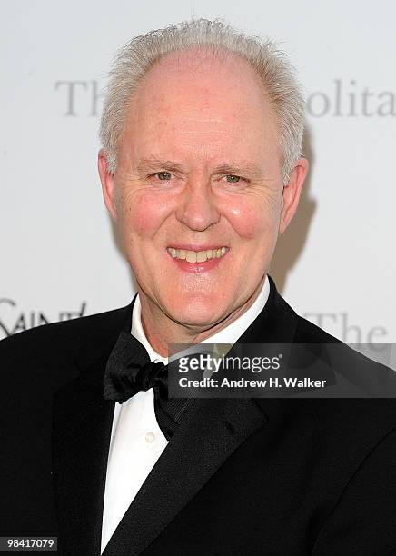 Actor John Lithgow attends the Metropolitan Opera gala permiere of "Armida" at The Metropolitan Opera House on April 12, 2010 in New York City.