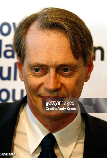 Steve Buscemi attends the Lower Manhattan Cultural Council's 6th Annual Downtown Dinner Gala at Pier Sixty at Chelsea Piers on April 12, 2010 in New...