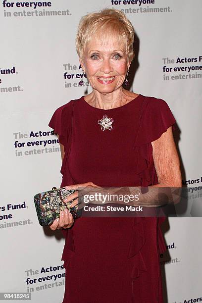 Jane Powell attends the Actors Fund annual gala at The New York Marriott Marquis on April 12, 2010 in New York City.