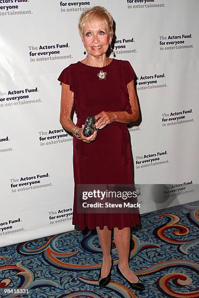 Jane Powell attends the Actors Fund annual gala at The New York Marriott Marquis on April 12, 2010 in New York City.