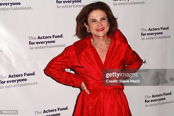 Tovah Feldshuh attends the Actors Fund annual gala at The New York Marriott Marquis on April 12, 2010 in New York City.