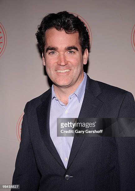 Actor Brian d'Arcy James attends the Atlantic Theater Company's 2010 Spring Gala at Gotham Hall on April 12, 2010 in New York City.