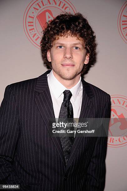 Actor Jesse Eisenberg attends the Atlantic Theater Company's 2010 Spring Gala at Gotham Hall on April 12, 2010 in New York City.