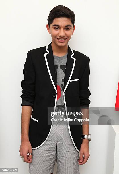 Actor Mark Indelicato attends an "Ugly Betty" charity auction benefiting Save the Children at Axelle Fine Arts Gallery Ltd on April 12, 2010 in New...