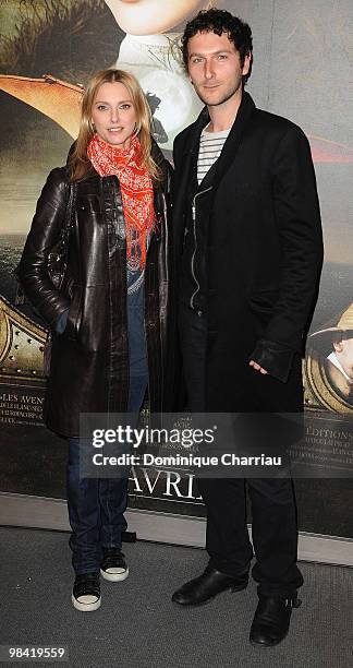 Actress Frederique Bel and friend attend the premiere of the Luc Besson's film 'Les Aventures Extraordinaires d'Adele Blanc-Sec' at Cinema UGC...