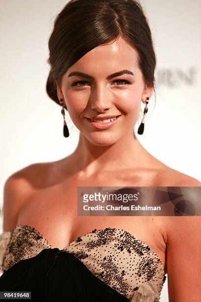 Actress Camilla Belle attends the Metropolitan Opera gala permiere of "Armida" at The Metropolitan Opera House on April 12, 2010 in New York City.