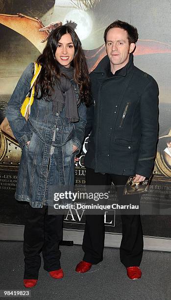 Singer Olivia Ruiz and Mathias Malzieu the lead singer for the band Dionysos attend the premiere of the Luc Besson's film 'Les Aventures...