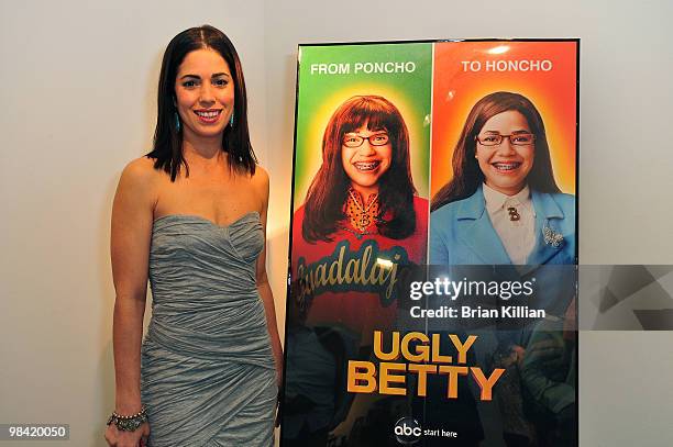 Actress Ana Ortiz attends an "Ugly Betty" charity auction at Axelle Fine Arts Gallery Ltd on April 12, 2010 in New York City.