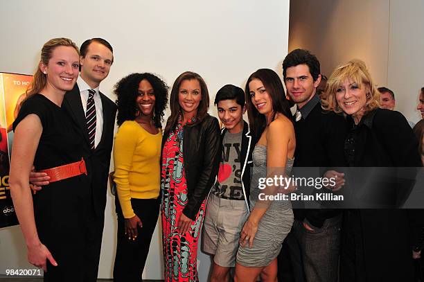 From Save the Children; Nicole Barrett, Andrew Barrett, and Aaliyah Miller along with actors Vanessa Williams, Mark Indelicato, Ana Ortiz, Daniel...