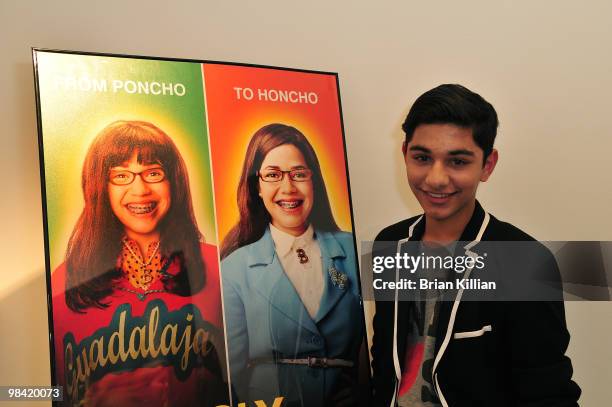 Actor Mark Indelicato attends an "Ugly Betty" charity auction at Axelle Fine Arts Gallery Ltd on April 12, 2010 in New York City.