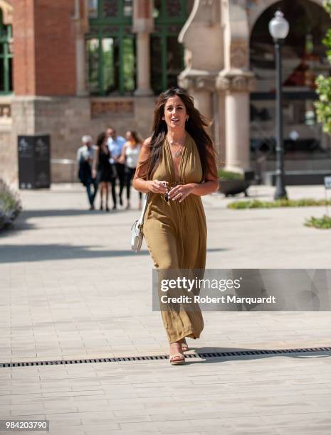 Anabel Pantoja attends the Barcelona 080 Fashion Week 2018 at the Recinte Modernista de Sant Pau on June 26, 2018 in Barcelona, Spain.