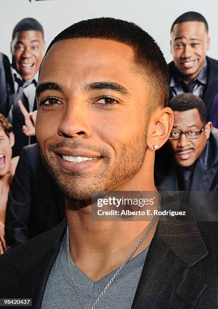Actor Christian Keyes arrives at Sony Pictures Releasing's "Death At A Funeral" premiere held at Arclight Cinema on April 12, 2010 in Los Angeles,...