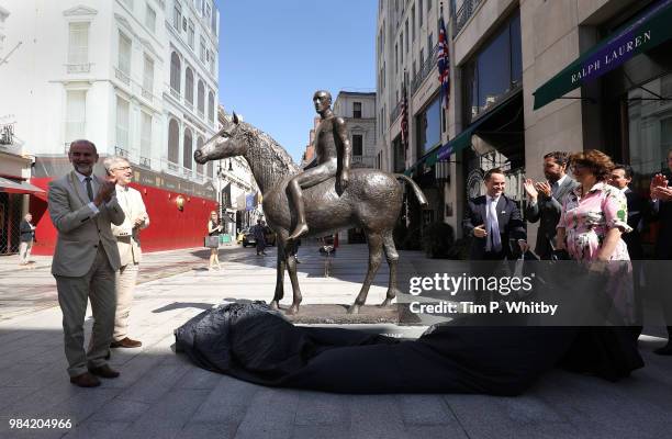 Christopher Le Brun, Royal Academy and Cllr Tim Mitchell, Westminster City Council, Jace Tyrrell, CEO of New West End Company, Matt Mason,...