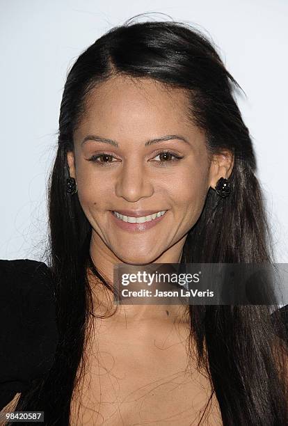 Actress Persia White attends the Art Of Compassion PCRM 25th anniversary gala at The Lot on April 10, 2010 in West Hollywood, California.