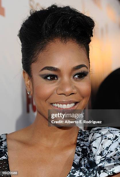 Actress Regina Hall arrives at Sony Pictures Releasing's "Death At A Funeral" premiere held at Arclight Cinema on April 12, 2010 in Los Angeles,...
