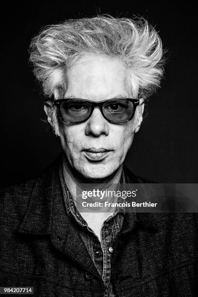 Filmmaker Jim Jarmusch is photographed for Self Assignment, on November 2016 in Paris, France. . .