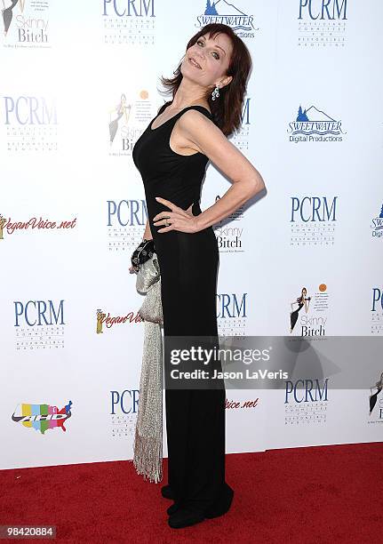 Actress Marilu Henner attends the Art Of Compassion PCRM 25th anniversary gala at The Lot on April 10, 2010 in West Hollywood, California.