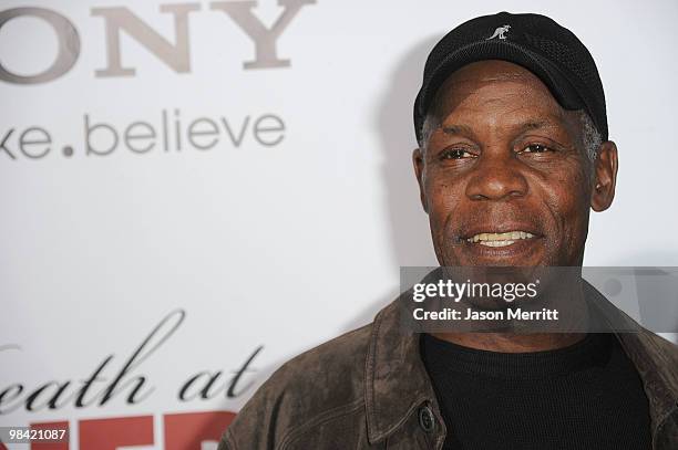 Actor Danny Glover arrives at the "Death At A Funeral" Los Angeles Premiere at Pacific's Cinerama Dome on April 12, 2010 in Hollywood, California.