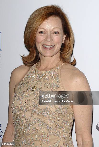 Actress Frances Fisher attends the Art Of Compassion PCRM 25th anniversary gala at The Lot on April 10, 2010 in West Hollywood, California.