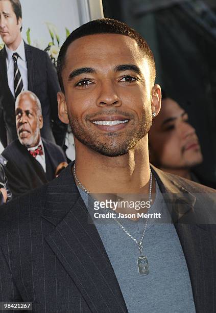 Actor Christian Keyes arrives at the "Death At A Funeral" Los Angeles Premiere at Pacific's Cinerama Dome on April 12, 2010 in Hollywood, California.
