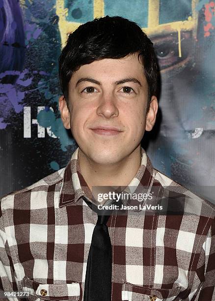 Christopher Mintz-Plasse attends the "Kick-Ass" cast meet and greet fan event at Hot Topic on April 12, 2010 in Hollywood, California.