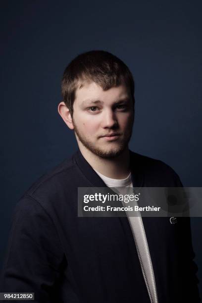 Actor Anthony Bajon is photographed for Self Assignment, on February, 2018 in Paris, France. . .