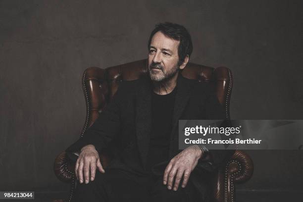 Actor Jean-Hugues Anglade is photographed for Self Assignment, on January, 2016 in Paris, France. . .