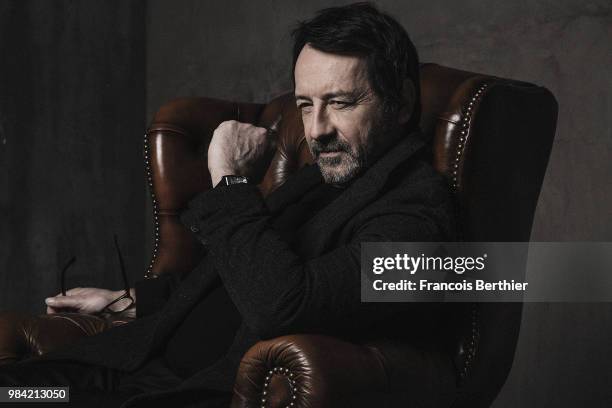 Actor Jean-Hugues Anglade is photographed for Self Assignment, on January, 2016 in Paris, France. . .