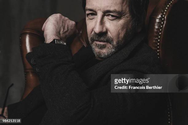 Actor Jean-Hugues Anglade is photographed for Self Assignment, on January, 2016 in Paris, France. . .