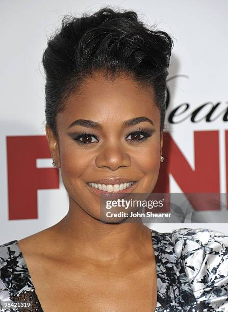 Actress Regina Hall arrives to the "Death At A Funeral" Los Angeles Premiere at Pacific's Cinerama Dome on April 12, 2010 in Hollywood, California.