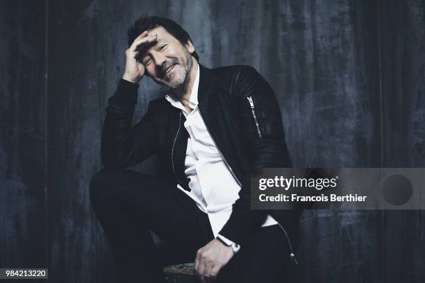 Actor Jean-Hugues Anglade is photographed for Self Assignment, on January, 2016 in Paris, France. . .