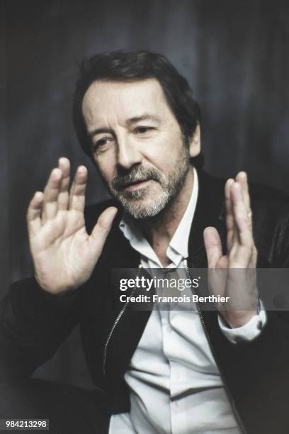 Actor Jean-Hugues Anglade is photographed for Self Assignment, on January, 2016 in Paris, France. . .