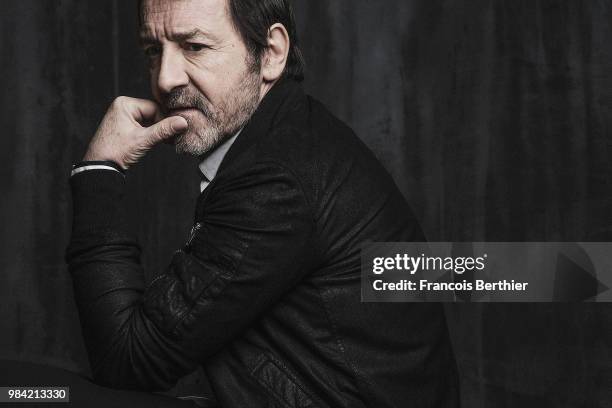 Actor Jean-Hugues Anglade is photographed for Self Assignment, on January, 2016 in Paris, France. . .