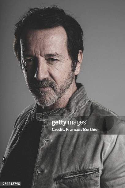 Actor Jean-Hugues Anglade is photographed for Self Assignment, on January, 2016 in Paris, France. . .