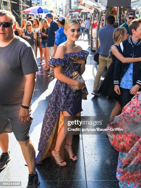 Meg Donnelly is seen on June 25, 2018 in Los Angeles, California.
