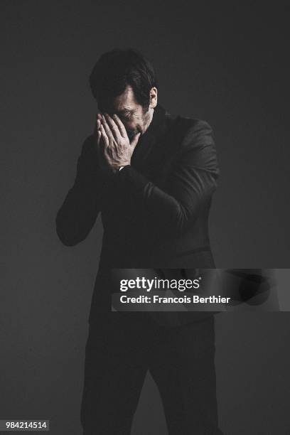 Actor Jean-Hugues Anglade is photographed for Self Assignment, on January, 2016 in Paris, France. . .