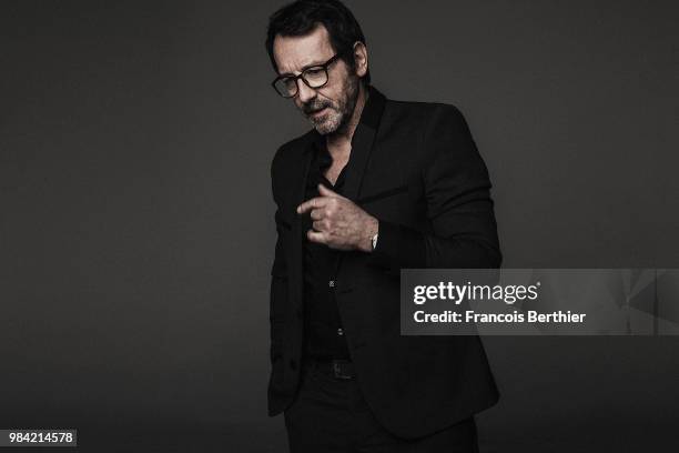 Actor Jean-Hugues Anglade is photographed for Self Assignment, on January, 2016 in Paris, France. . .