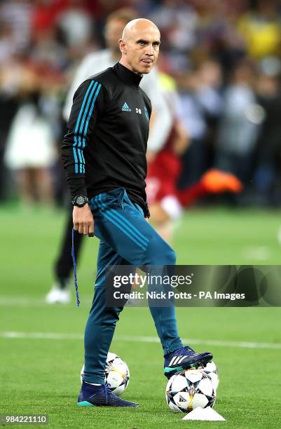 Real Madrid's fitness coach Antonio Pintus