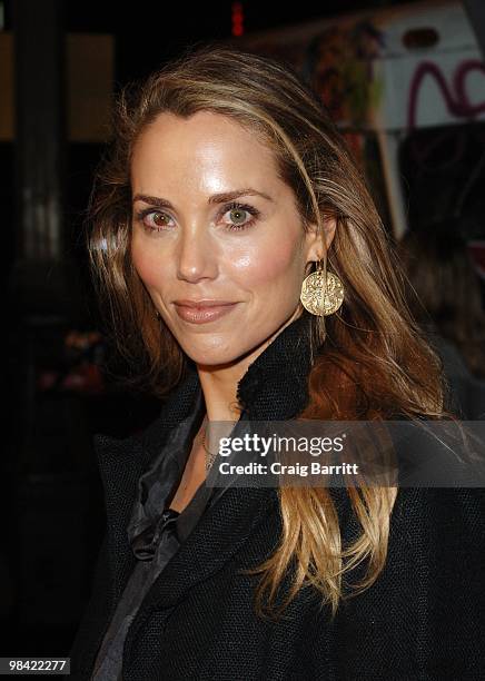 Elizabeth Berkley arrives at Banksy's "Exit Through The Gift Shop" Los Angeles Premiere on April 12, 2010 in Los Angeles, California.